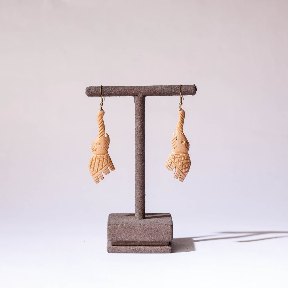 wooden earrings