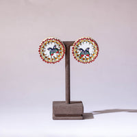 madhubani handpainted earrings