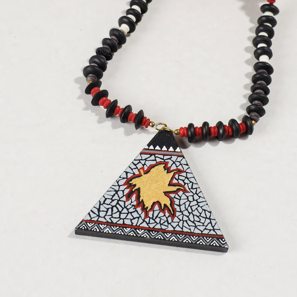 miniature handpainted necklace