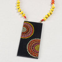 miniature handpainted necklace