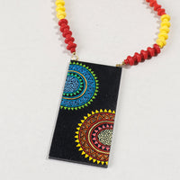 miniature handpainted necklace