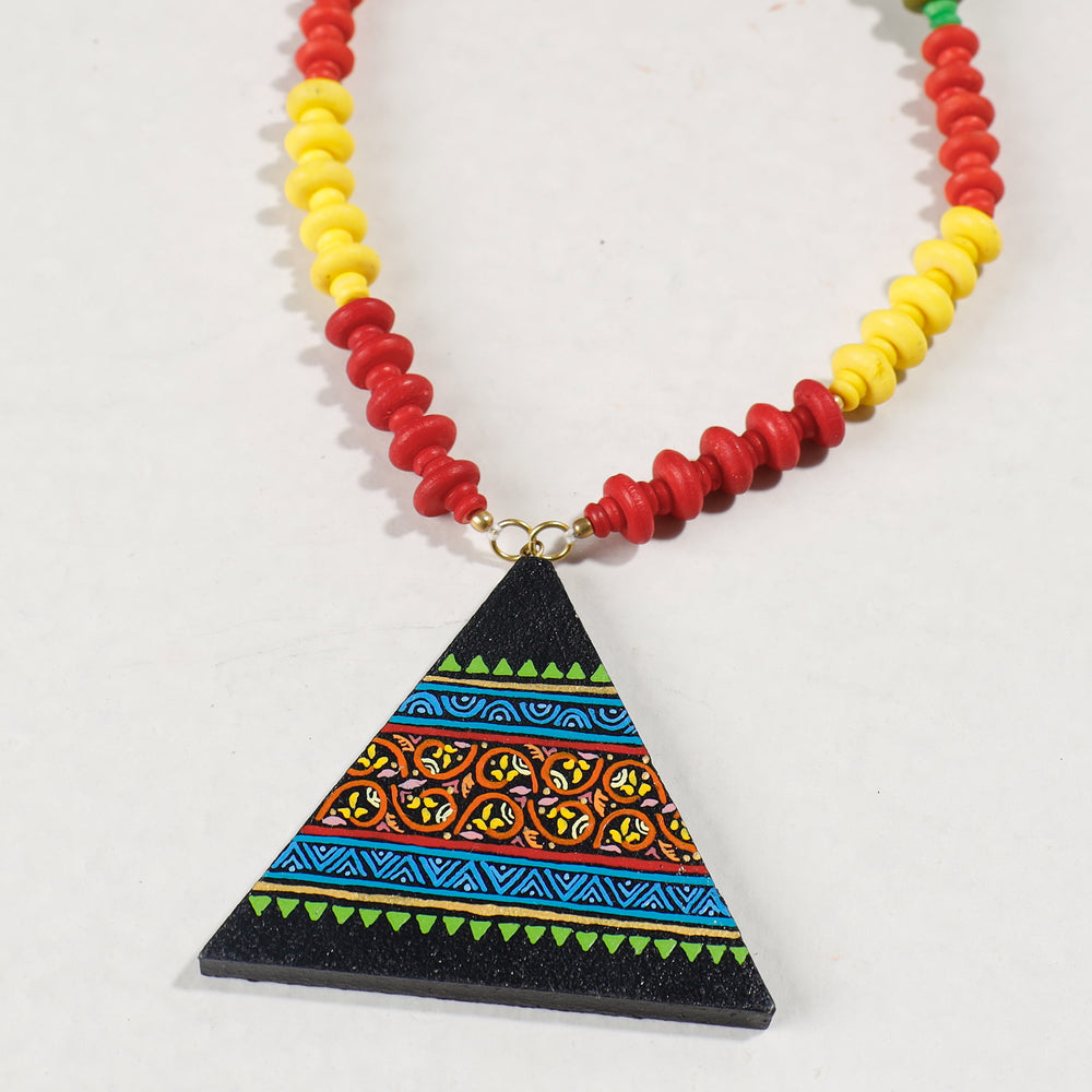 miniature handpainted necklace