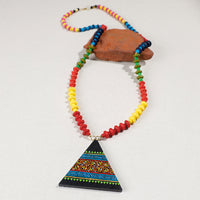 miniature handpainted necklace