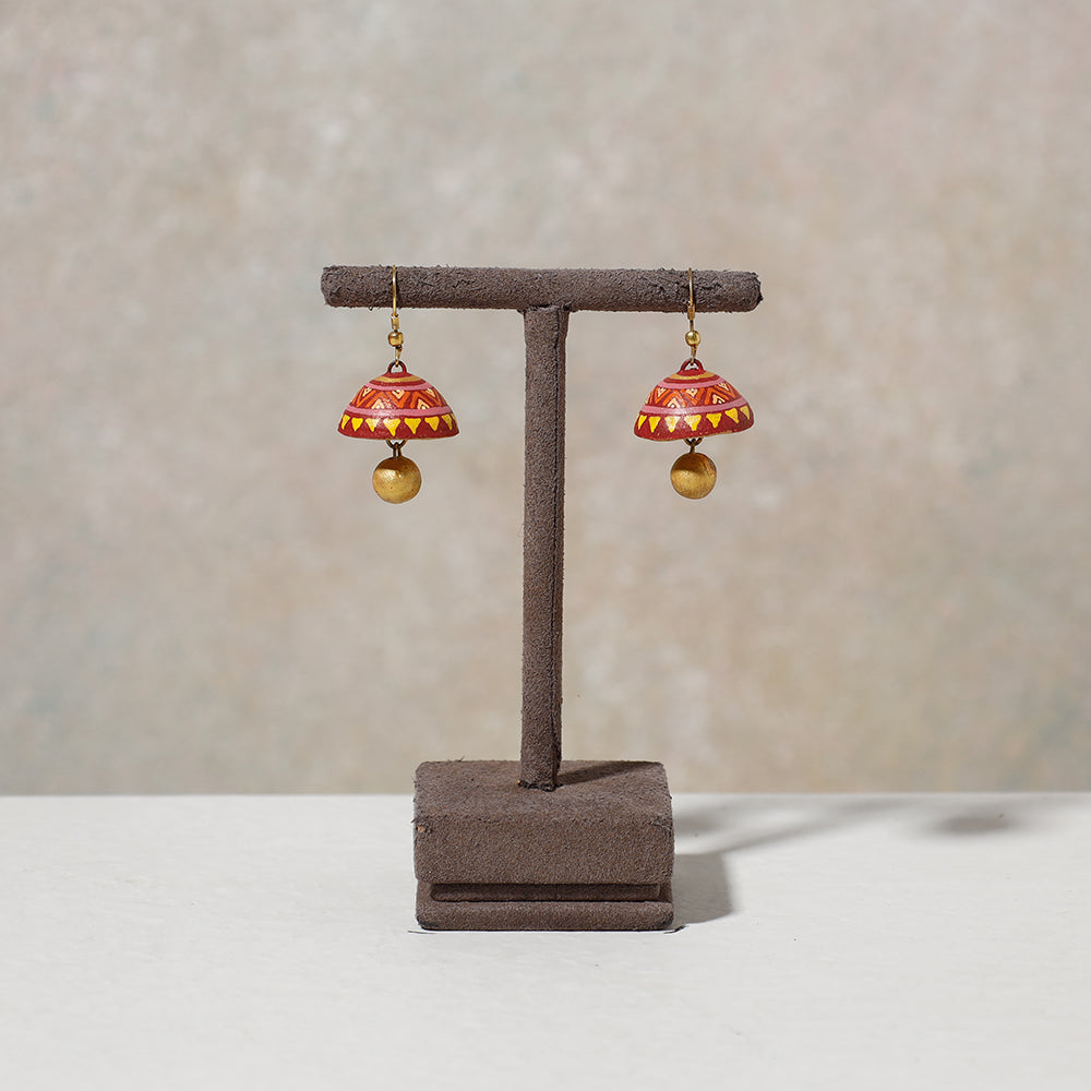 miniature handpainted earrings