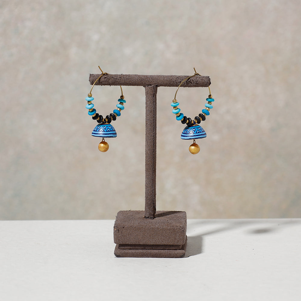 miniature handpainted earrings