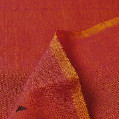 Red - Godavari Jamdani Buti Pure Handloom Cotton Fabric