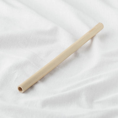 Hand Carved Natural Bamboo Reusable Straw (8 in)
