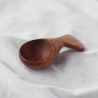 Hand Carved Natural Neem Wood Masala Spoon (3 in)