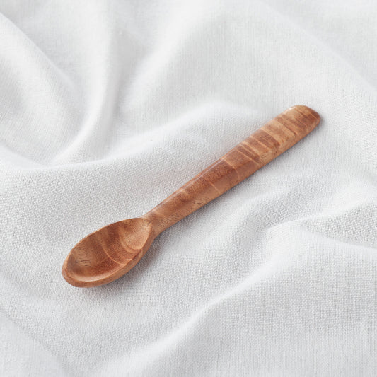 Hand Carved  Natural Neem Wood Spoon (5 in)