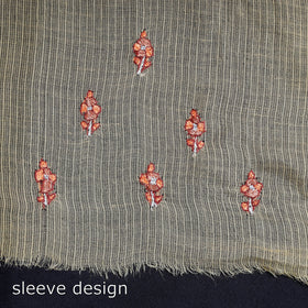  Handloom Kota Doria Kashidakari Hand Embroidery Kurta Material - 2.6 M Online at iTokri.com