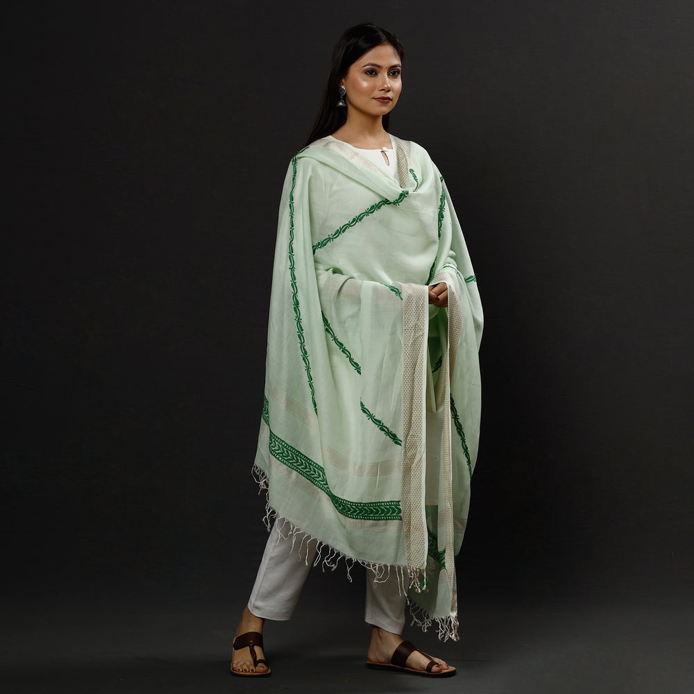 chikankari embroidery dupatta