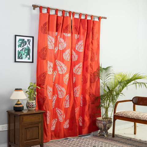 Applique Cutwork Door Curtain