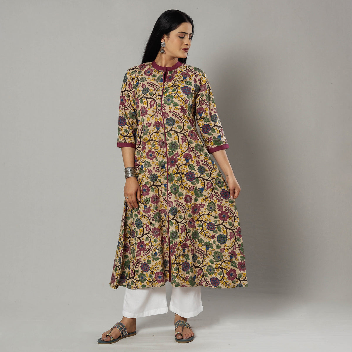 kalamkari printed kurta