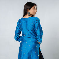 silk straight kurta