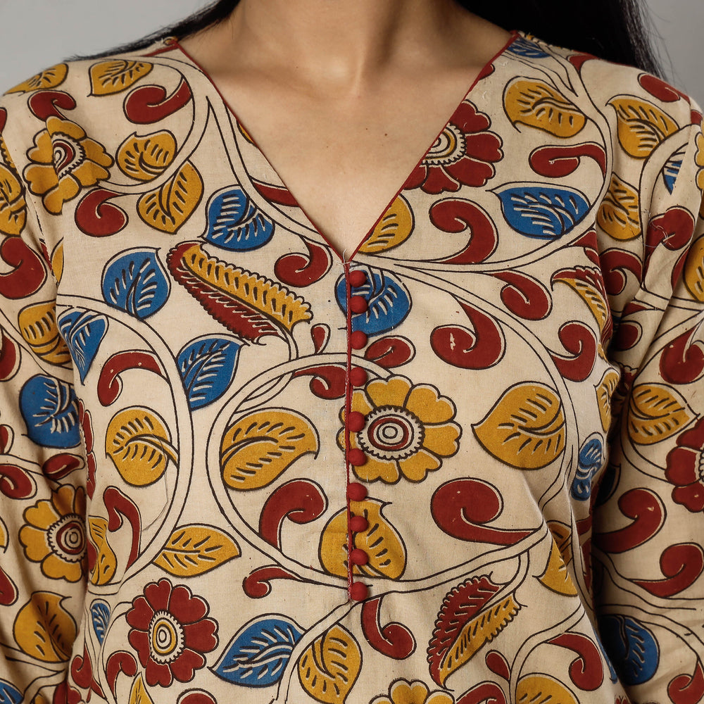 kalamkari printed kurta