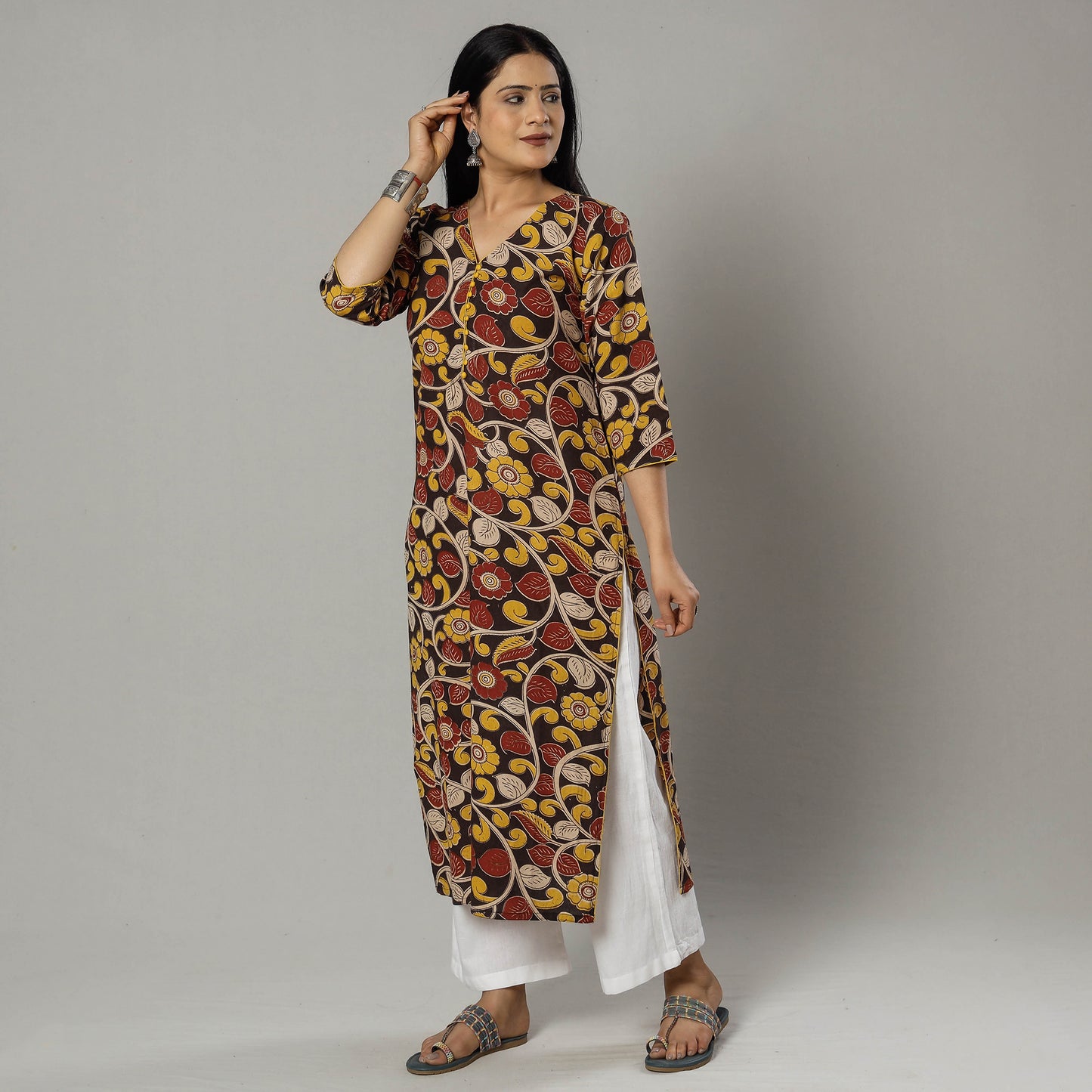 kalamkari printed kurta