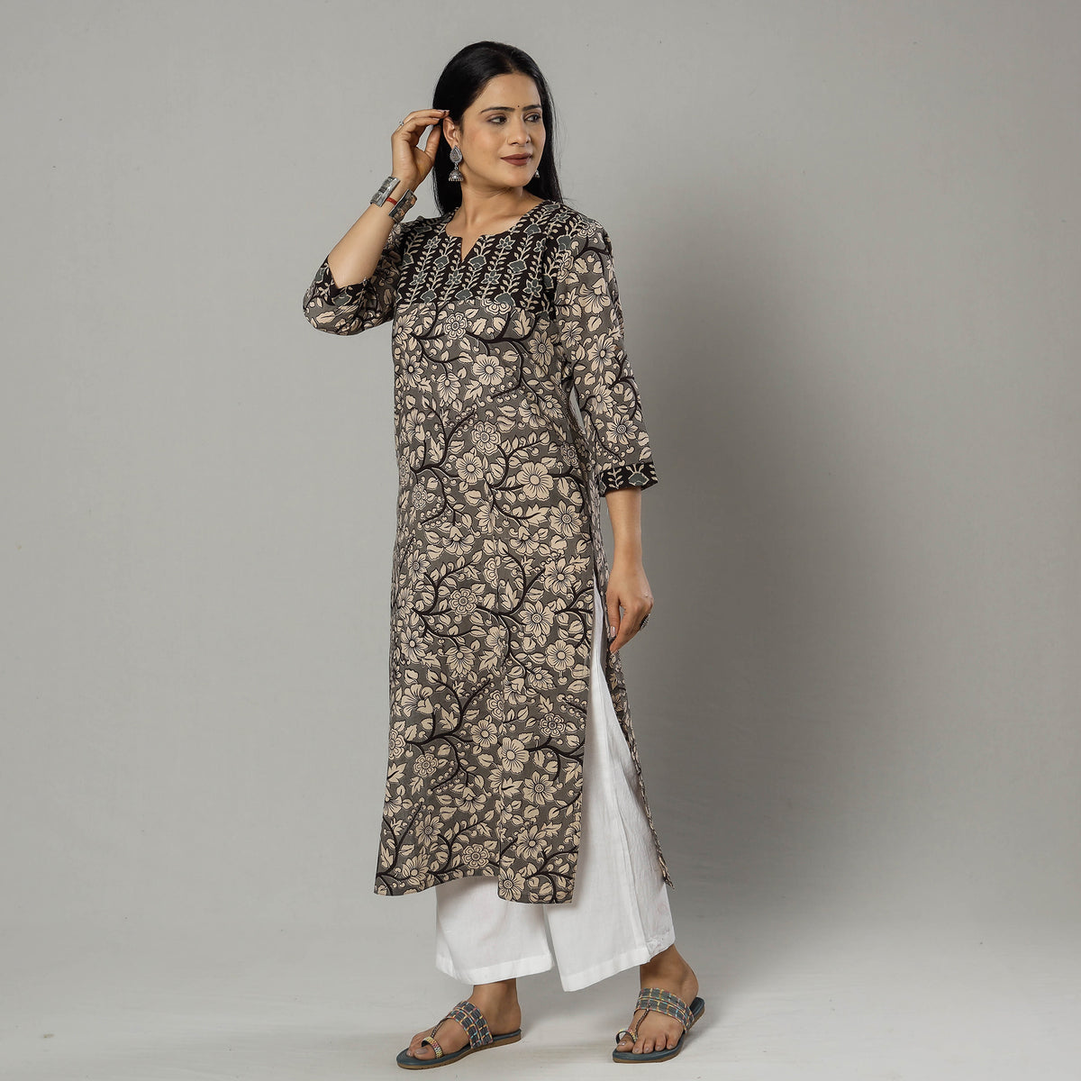 kalamkari printed kurta