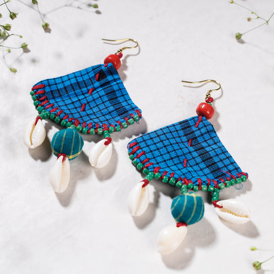 Handcrafted Fabart Beadwork Earrings by Rangila Dhaga