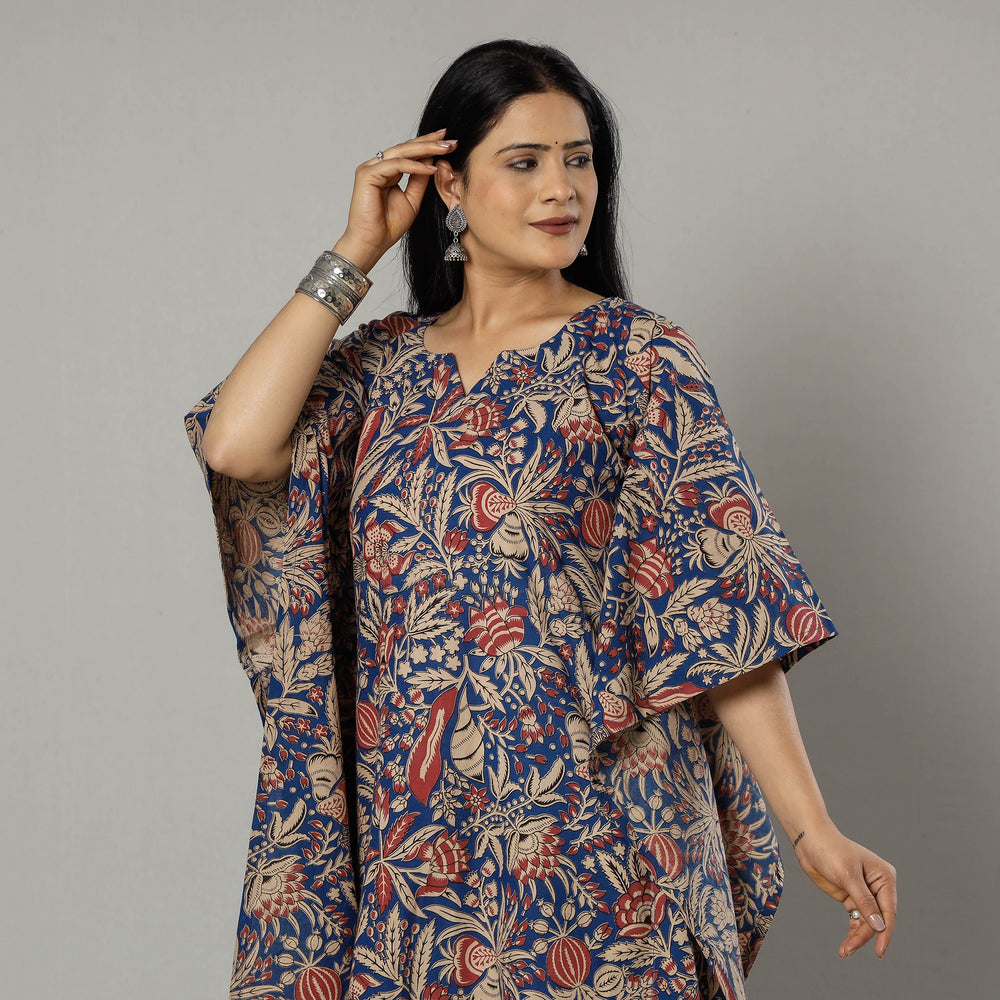 kalamkari printed kaftan kurta