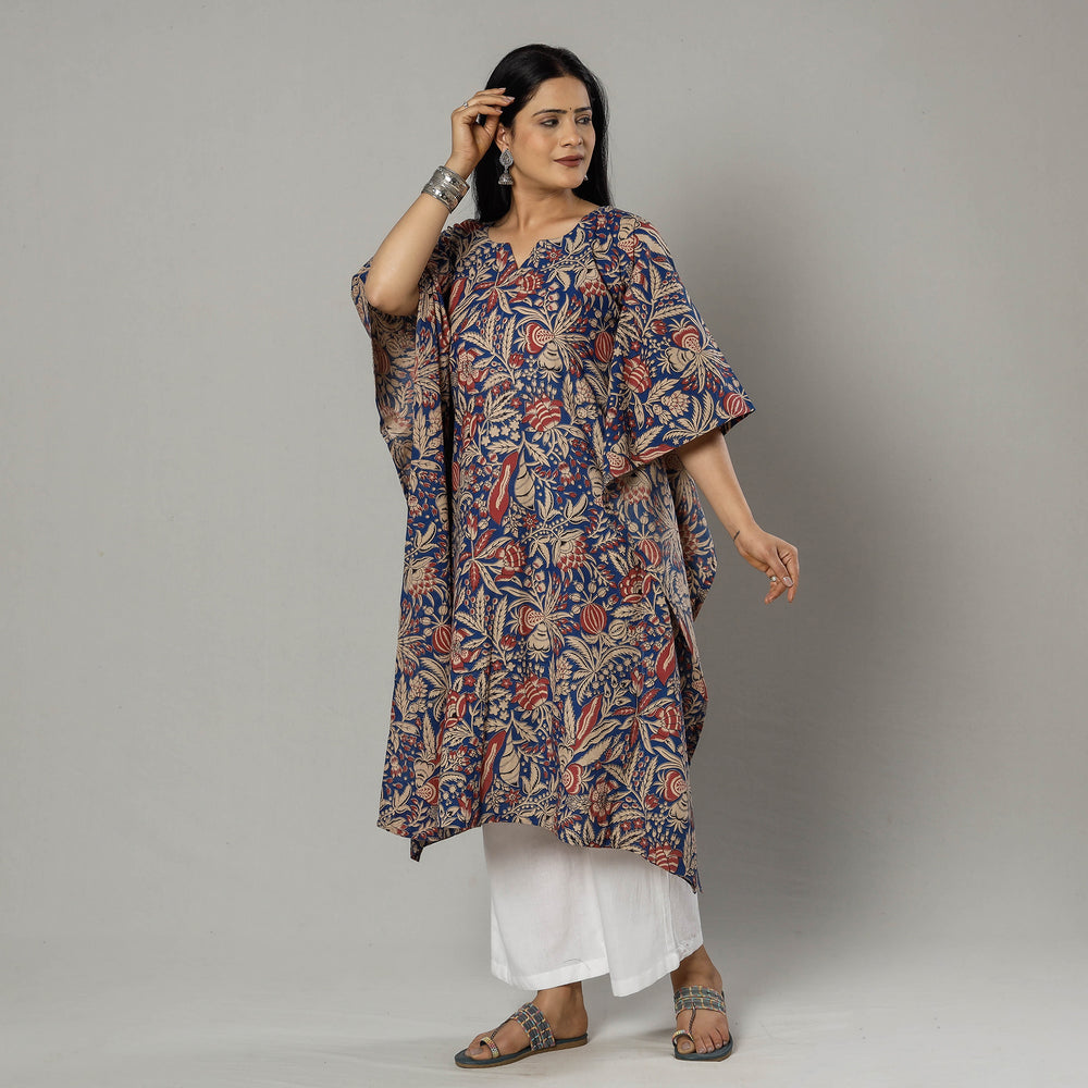 kalamkari printed kaftan kurta