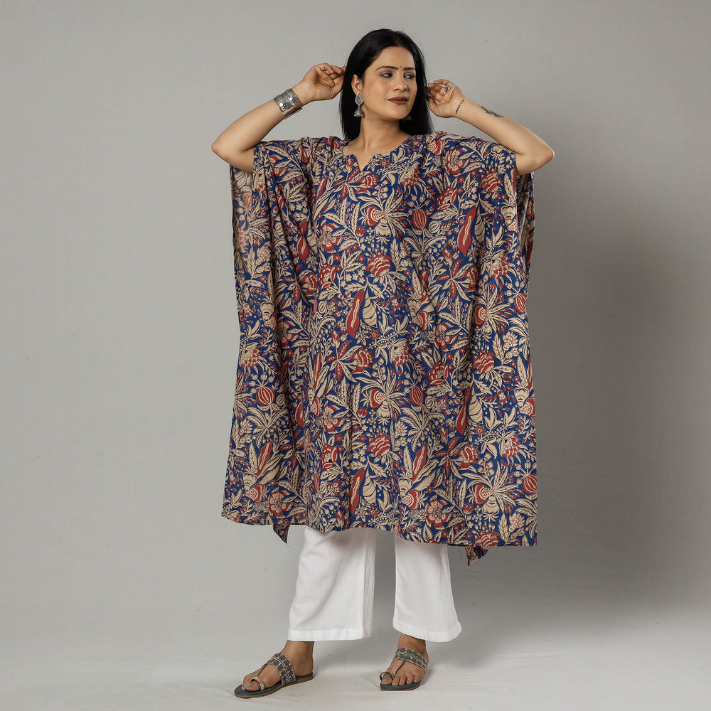 kalamkari printed kaftan kurta