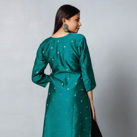 silk straight kurta