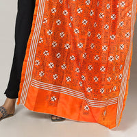 Kantha Embroidery Silk Dupatta 