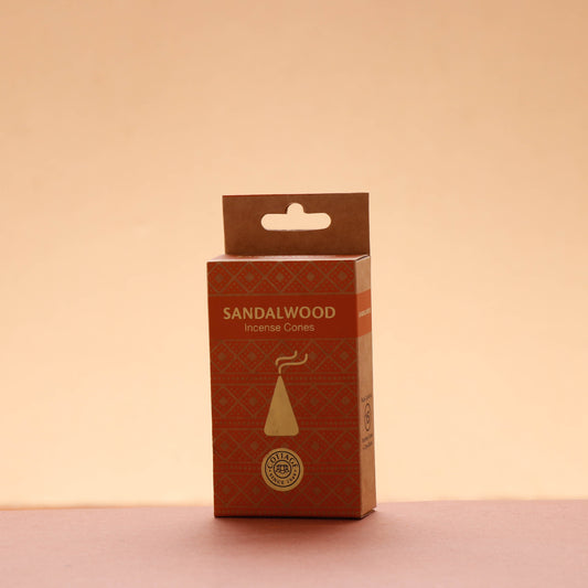 Sandalwood - Sri Aurobindo Ashram Natural Incense Cones