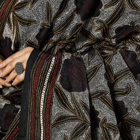  Bengal Nakshi Kantha Tussar Silk Handloom Dupatta 