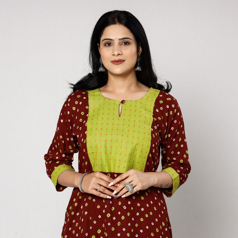 bandhani kurta