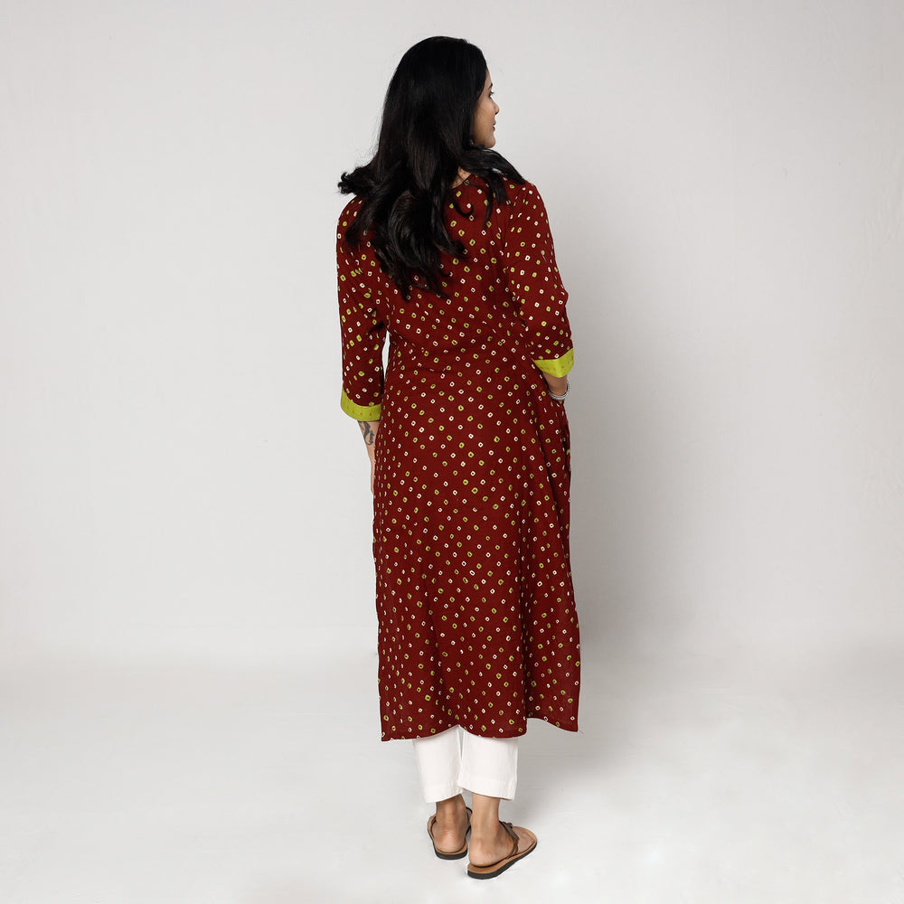 bandhani kurta