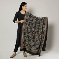 Kantha Embroidery Silk Dupatta 