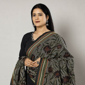  Bengal Nakshi Kantha Tussar Silk Handloom Dupatta 