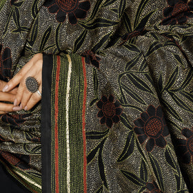  Bengal Nakshi Kantha Tussar Silk Handloom Dupatta 