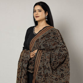 Buy Bengal Nakshi Kantha Tussar Silk Handloom Dupatta Online l iTokri.com