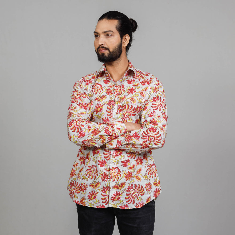 Sanganeri men shirt