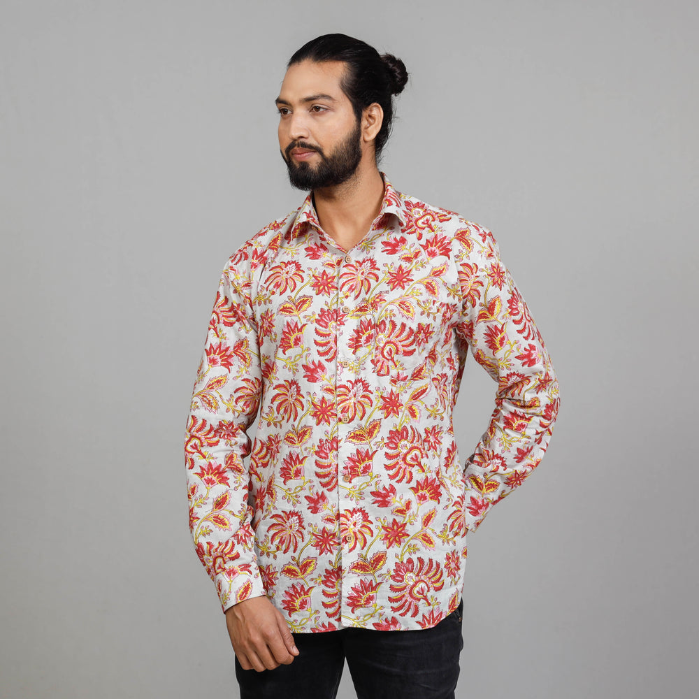 Sanganeri men shirt