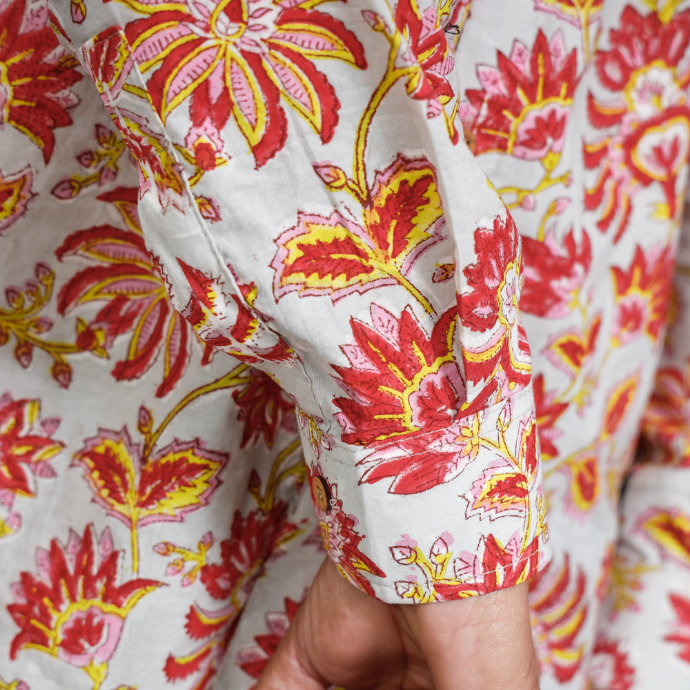 Sanganeri men shirt