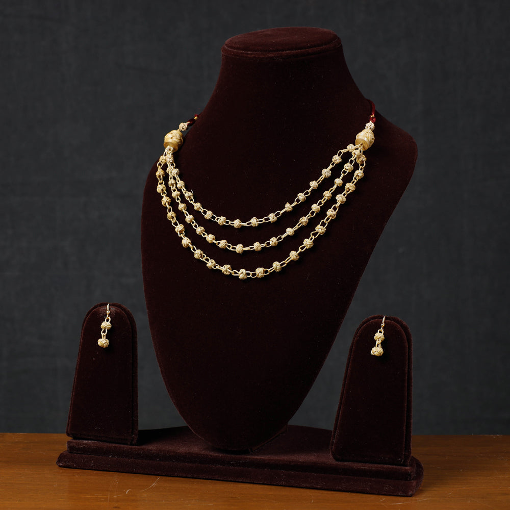  Handcrafted Bamboo Necklace Set by Daya Patki 