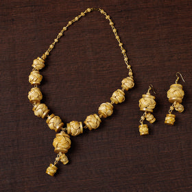  Handcrafted Bamboo Necklace Set by Daya Patki 