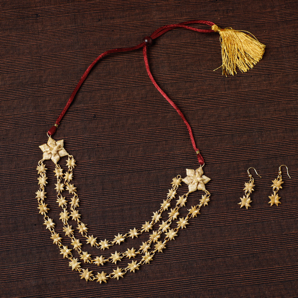 bamboo necklace set