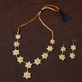  Handcrafted Bamboo Necklace Set by Daya Patki 