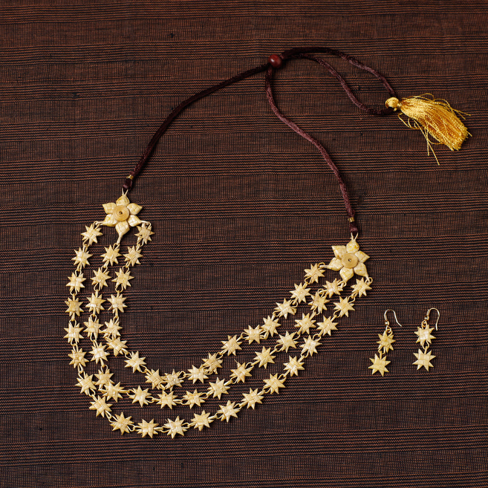 bamboo necklace set