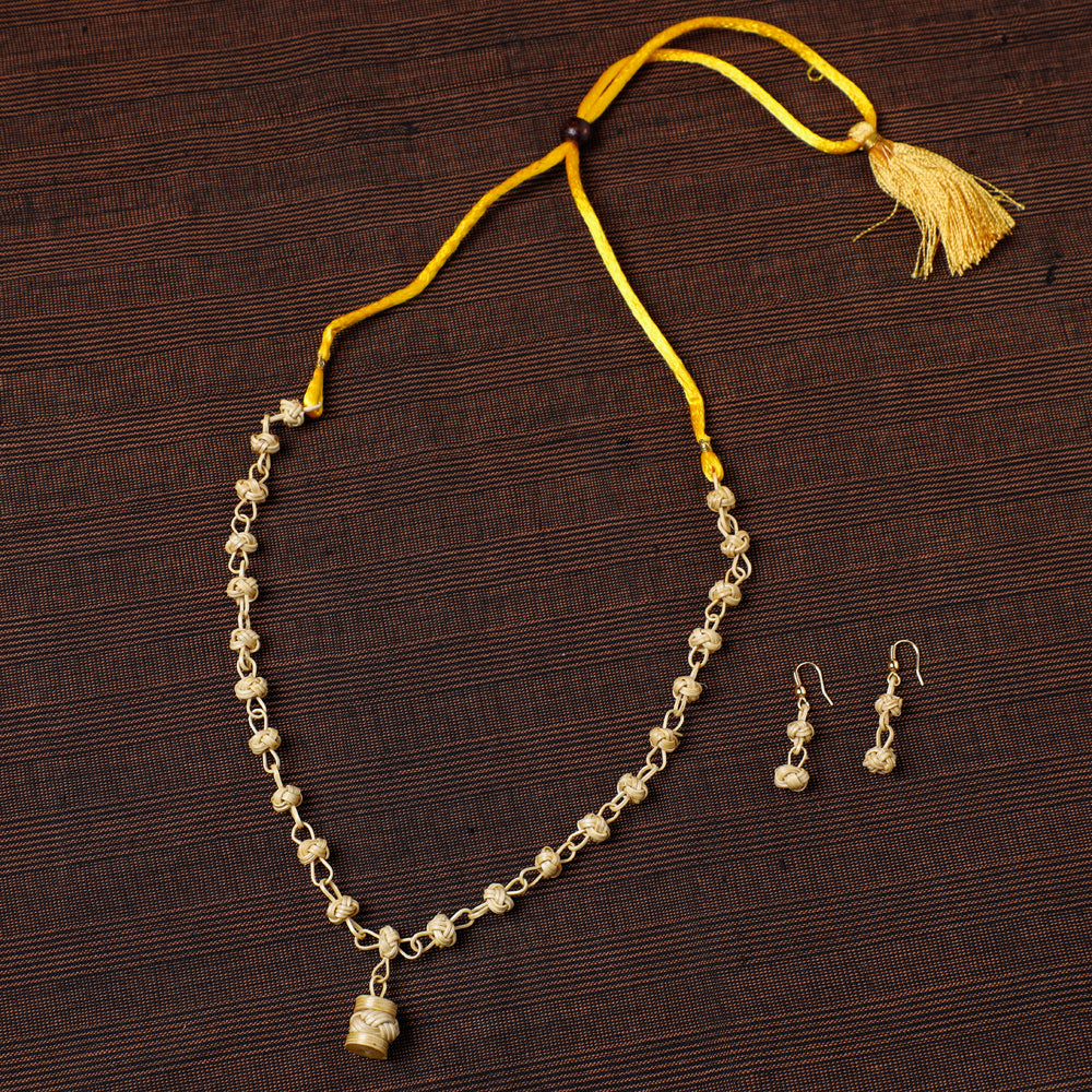 bamboo necklace set