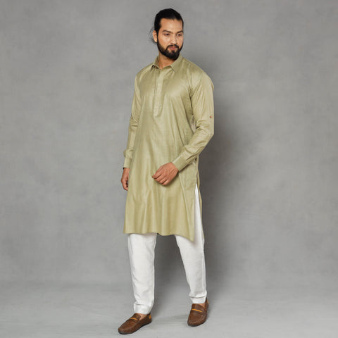 Plain Men Pathani Kurta
