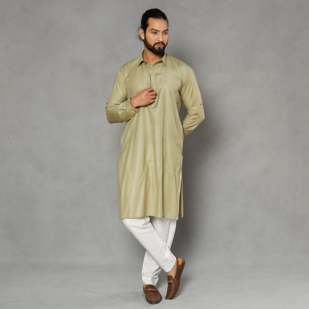 Plain Men Pathani Kurta
