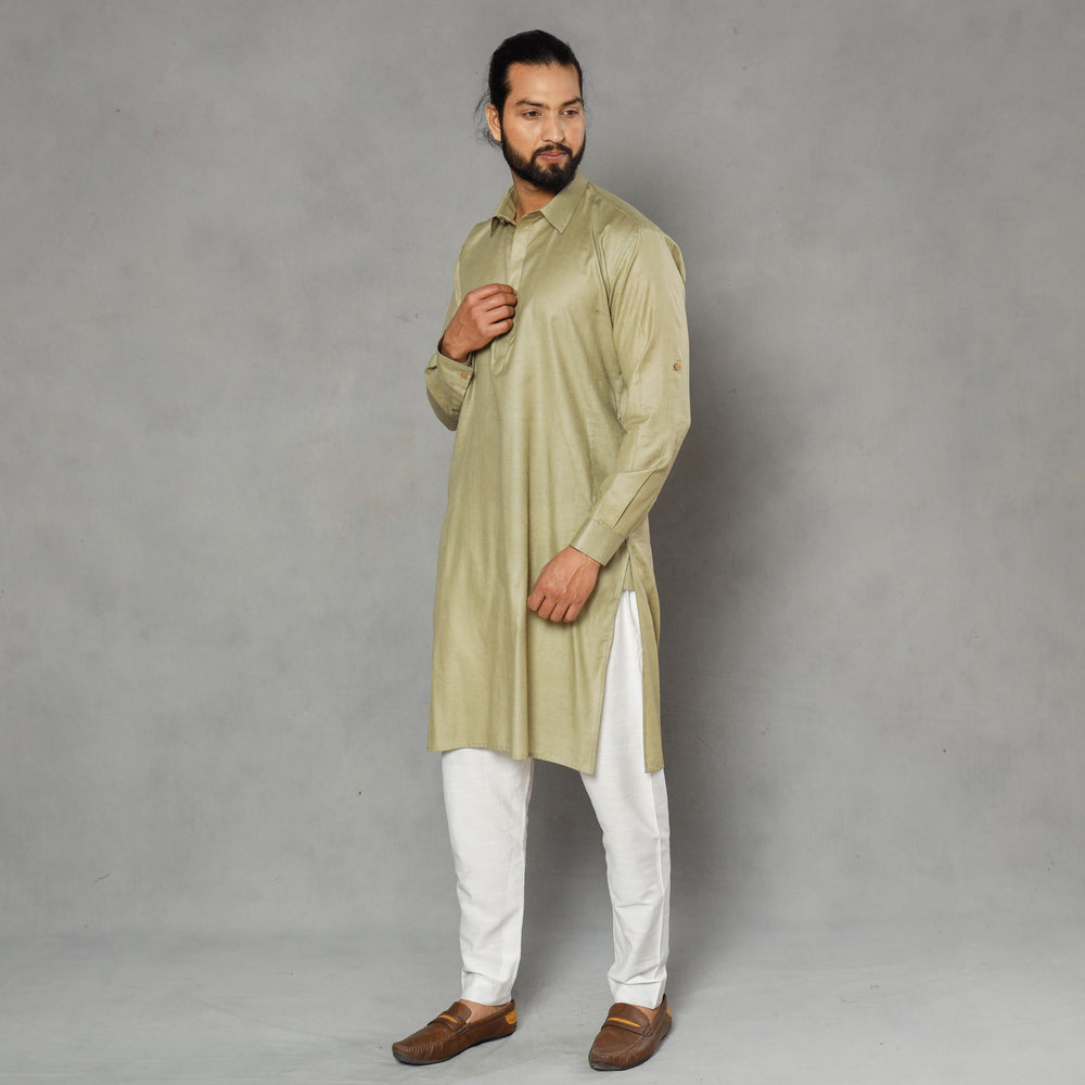 Plain Men Pathani Kurta
