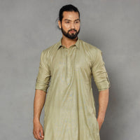 Plain Men Pathani Kurta
