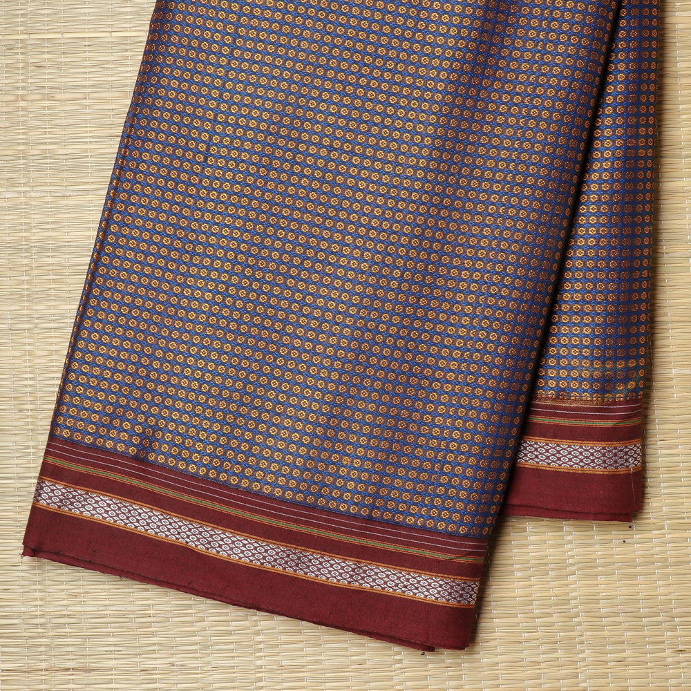 Brown - Karnataka Khun Weave Cotton Fabric