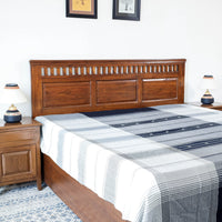 plain double bed cover